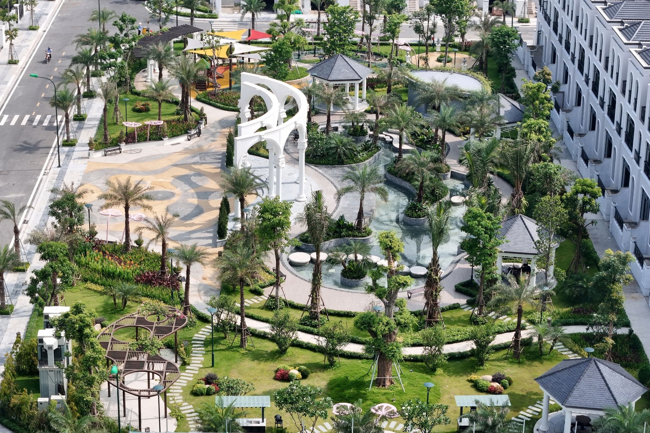 Toàn cảnh công viên nội khu GIA22