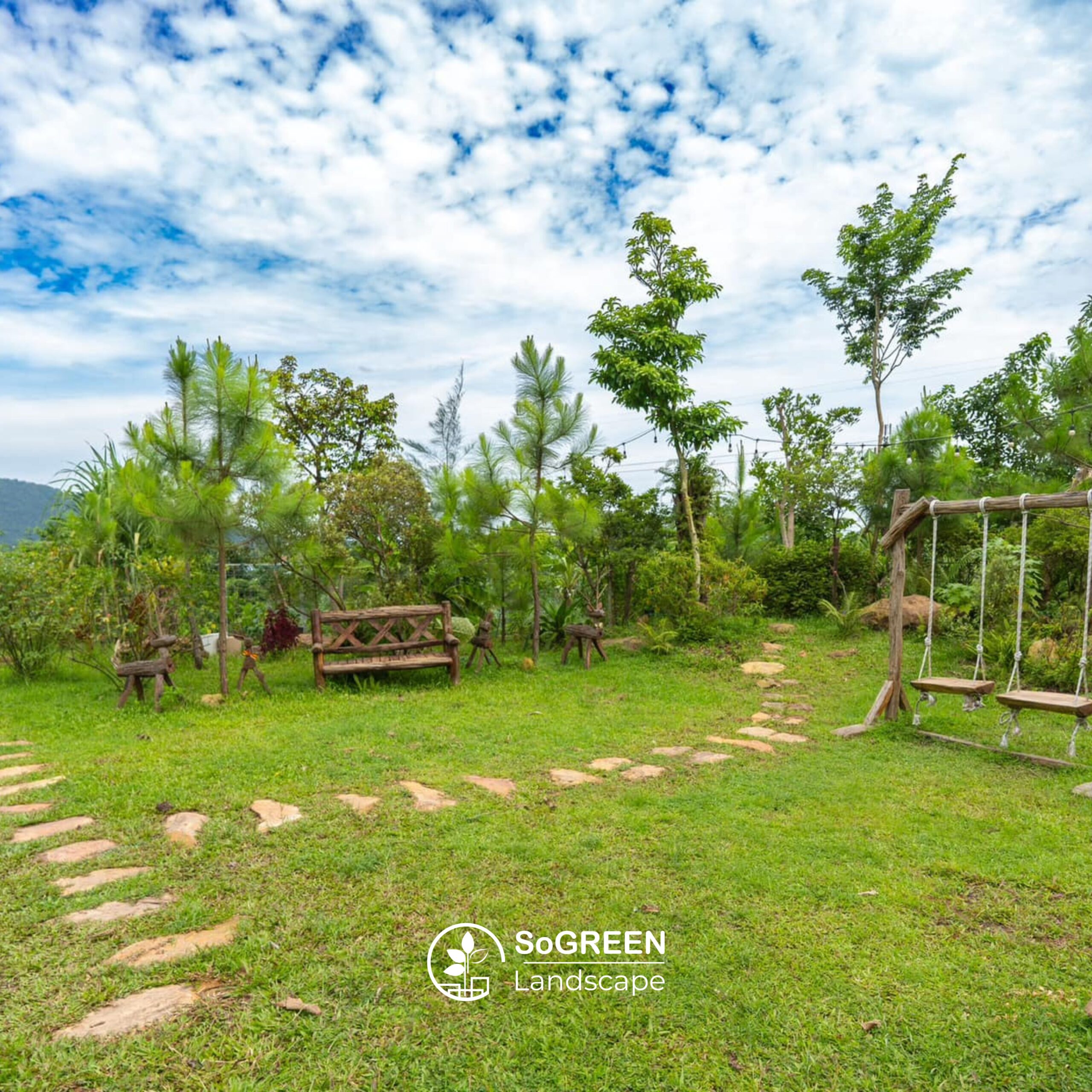 Lối đi tại LeeHa Cottage