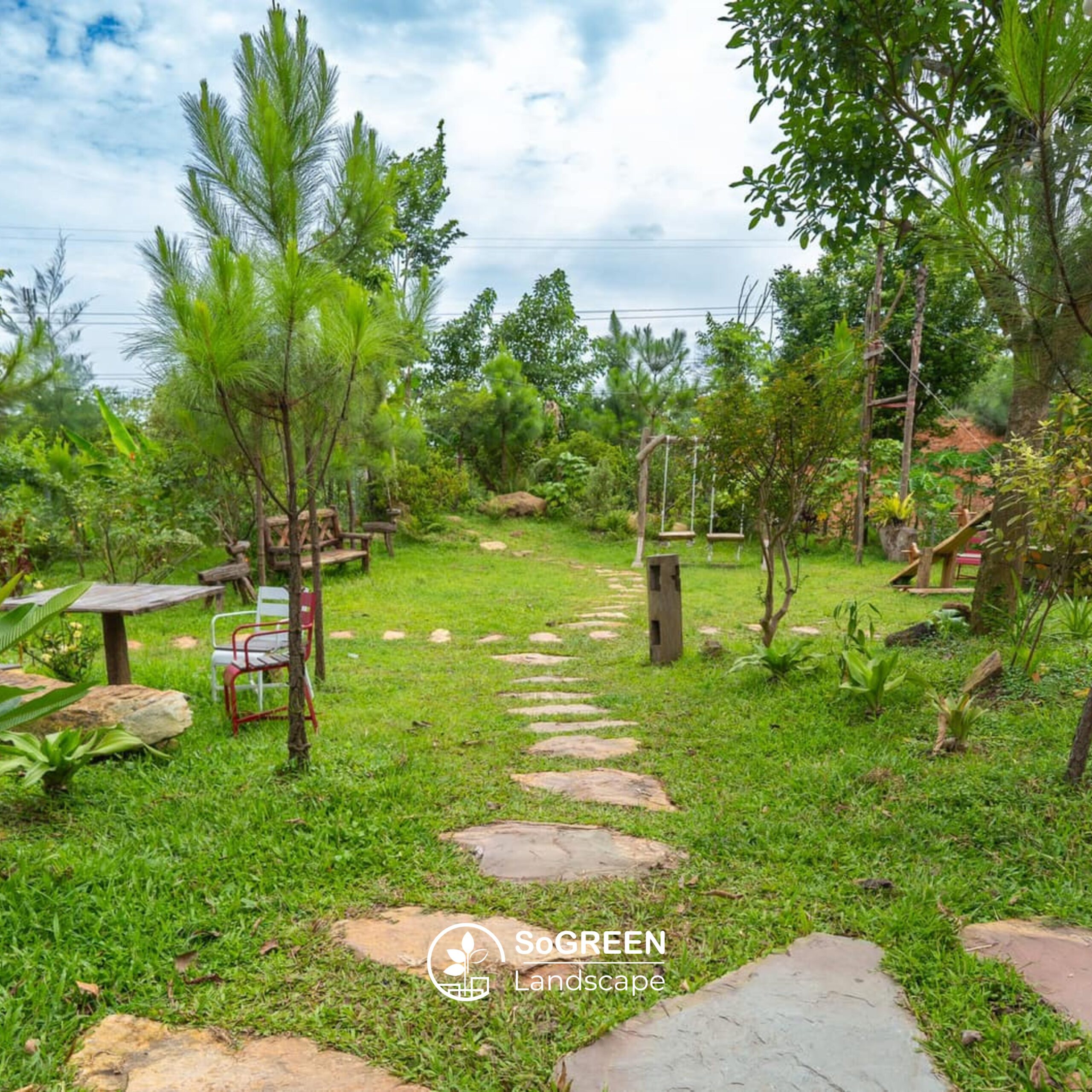 Khu vườn của LeeHa Cottage