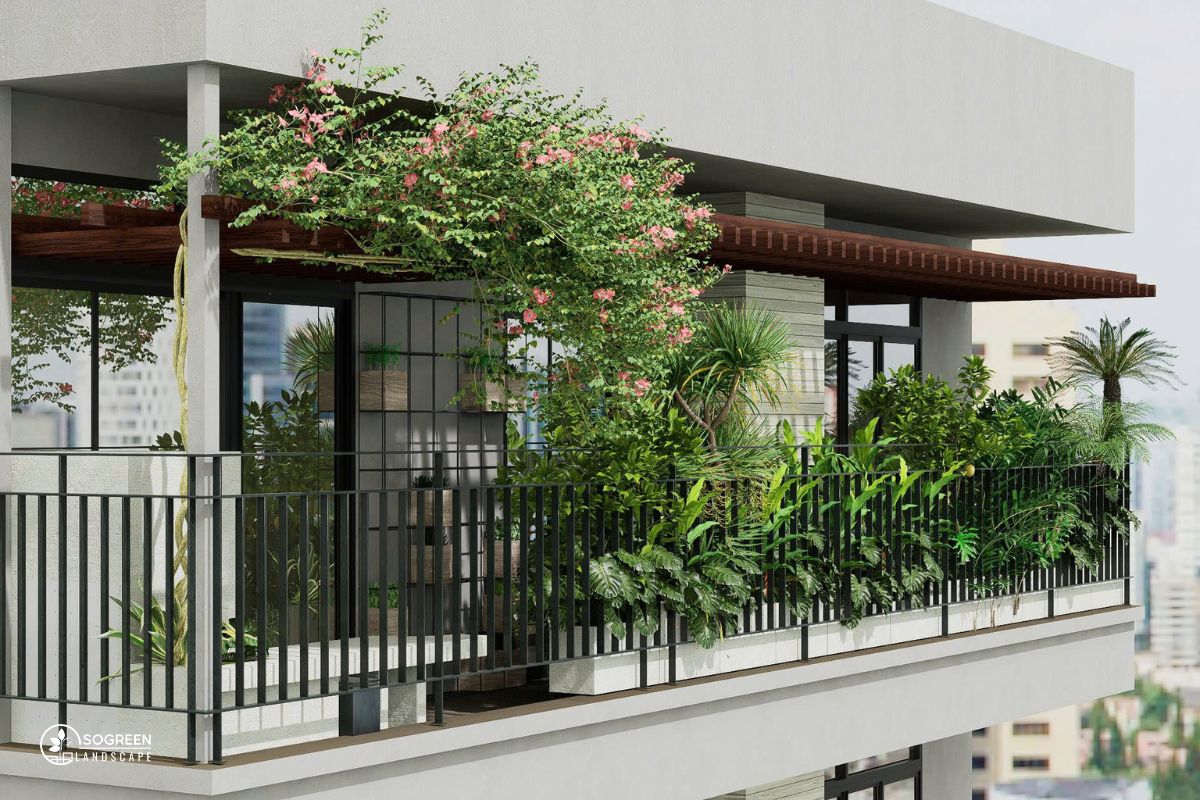 Sân Vườn Ban Công Hện Đại