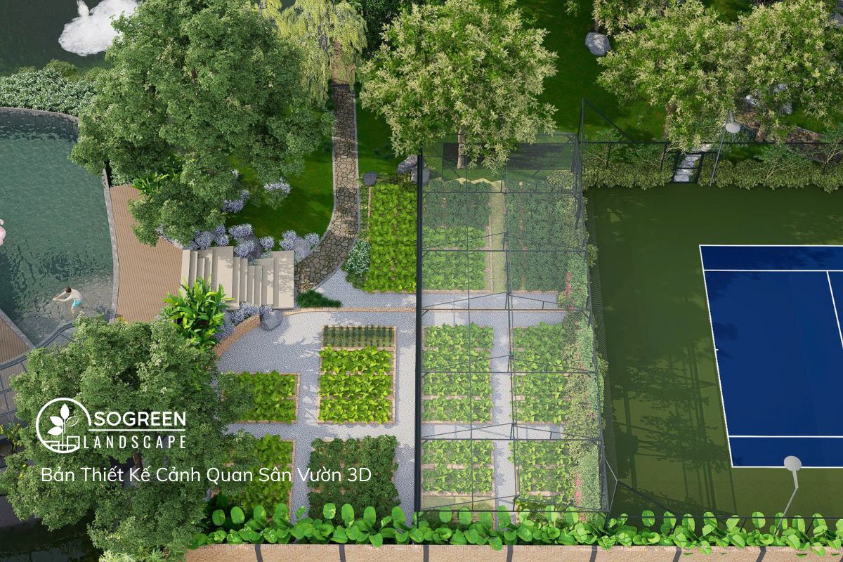 bao gia thiet ke canh quan san vuon theo met vuong