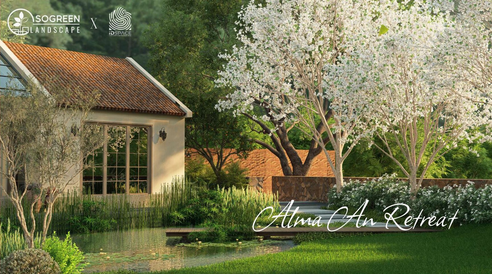 Dự Án Thiết Kế Sân Vườn Biệt Thự Alma An Retreat